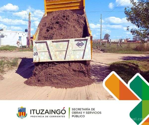 OBRAS REALIZADAS POR NUESTRO EQUIPO DE OBRAS PÚBLICAS EN LOS BARRIOS DE ITUZAINGÓ