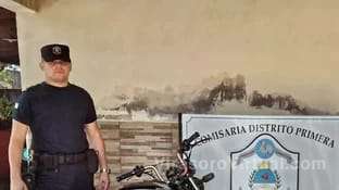 En Ituzaingó, Corrientes, la Comisaría Distrito Primera recuperó una motocicleta Honda CG Titan