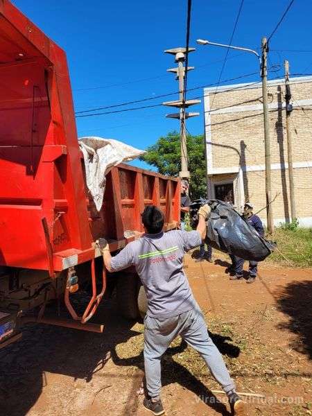 Operativo Integral de Decacharrizado en la zona Este de Virasoro refuerza la lucha contra el Dengue
