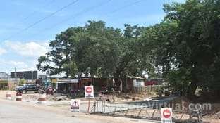 Las obras de duplicación de calzada  en la ruta pcial 5, llevadas a cabo por el Gobierno Pcial,en su etapa final