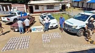 En Ituzaingó, la Prefectura Naval Argentina interceptó dos vehículos en el área urbana con 840 atados de cigarrillos