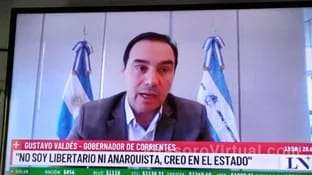 El gobernador  Valdés aseguró que está trabajando para garantizar el diálogo entre el Gobierno de Ctes  y docentes