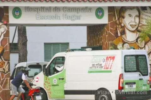 El Hospital de Campaña Escuela Hogar en Corrientes recibe más de 100 consultas diarias por casos de dengue