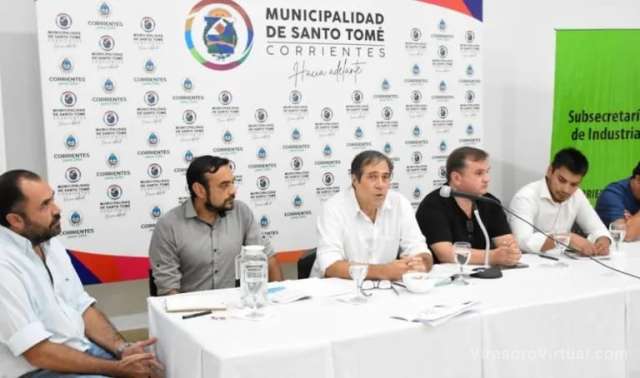 Se llevó a cabo una mesa de trabajo para el desarrollo industrial en Santo Tomé, con la participación de empresarios,
