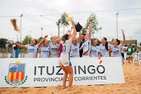Argentino de Rosario se consagró campeón del Torneo Nacional de Fútbol Playa Femenino