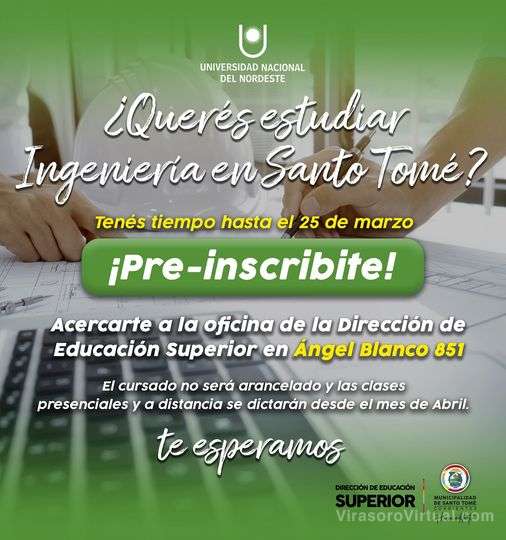 ¿Querés estudiar Ingeniería en la Universidad Nacional del Nordeste?