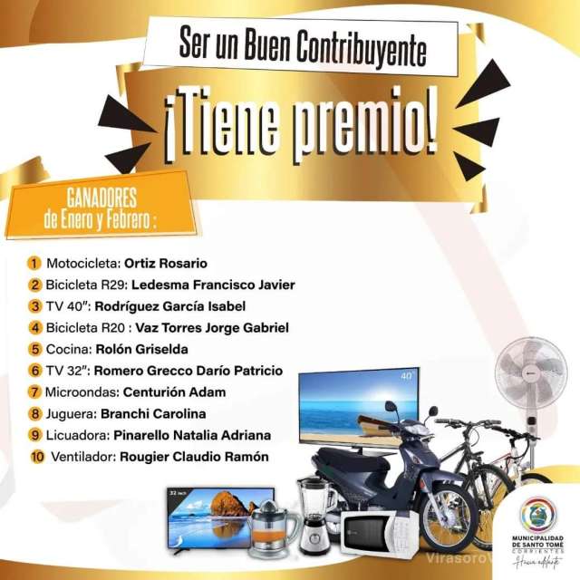 Ser un Buen Contribuyente ¡Tiene Premio!