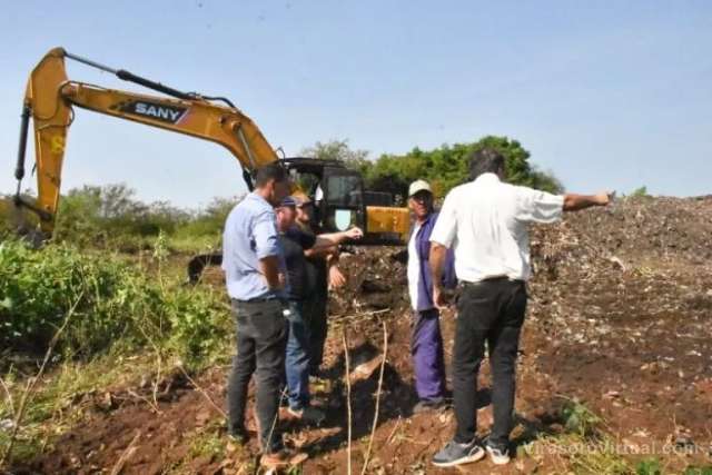 Obras hidricas en Santo Tome