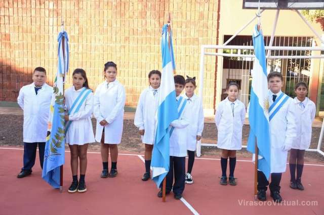 Junto a alumnos de la Escuela Pcial 481 “Fundación Ford”, compartieron el acto conmemorativo del Día de la Memoria