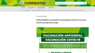 Habilitación de un sistema en Corrientes para vacunarse contra el dengue,