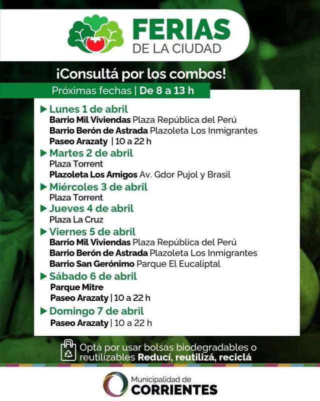 | FERIAS DE LA CIUDAD |
