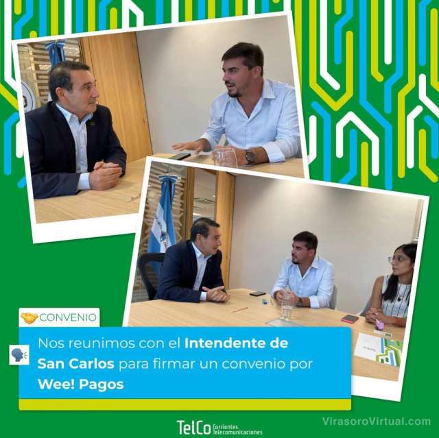 Wee pagos: Telco firma convenio con municipalidad de San Carlos
