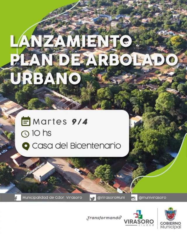 LANZAMIENTO PLAN DE ARBOLADO URBANO