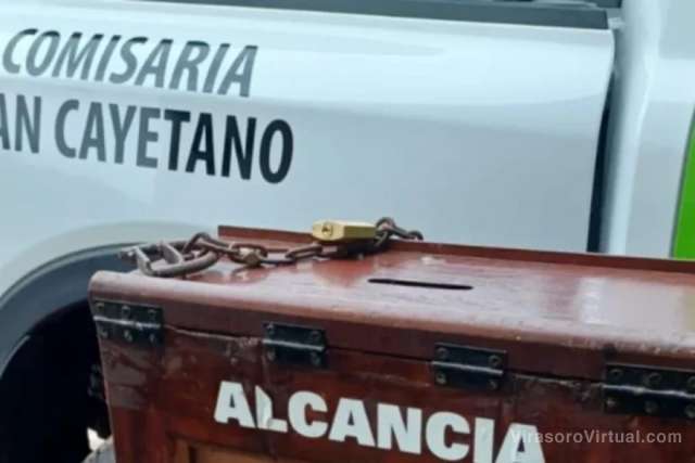 Corrientes: recuperaron una alcancía robada santuario de San Cayetano