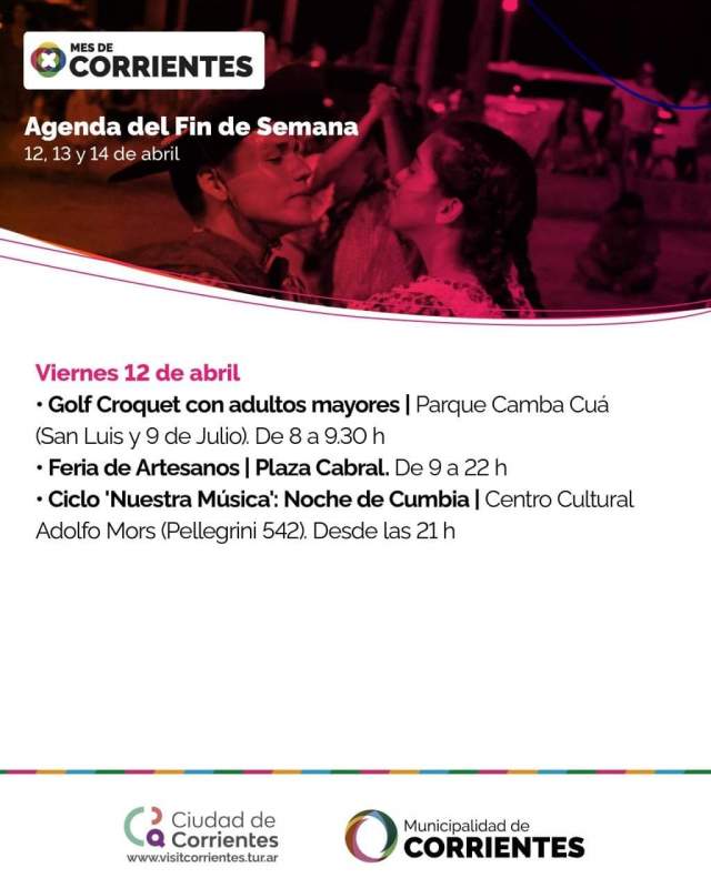 AGENDA DEL FIN DE SEMANA