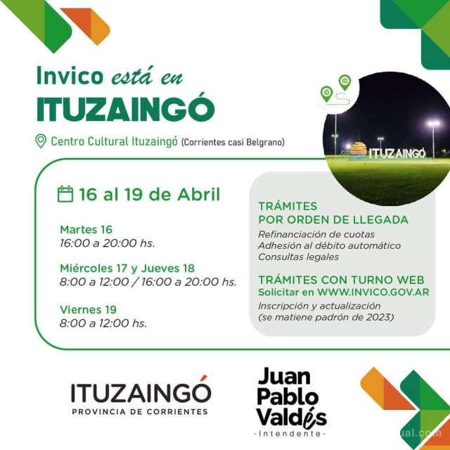 Atención, vecinos de Ituzaingó!