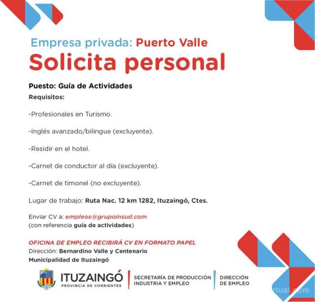 Oportunidad Laboral