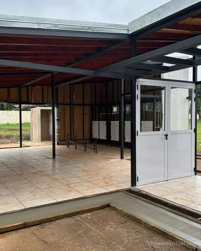 Avanzan las obras del CDI "Huellas que Transforman" en el barrio Santa Rita de Virasoro
