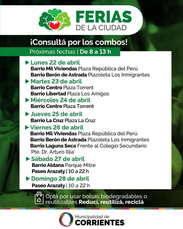 Ferias de la ciudad
