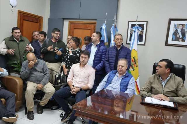 Ante la crecida del Río Uruguay ya se reunieron con el Centro de Operaciones de Emergencia Municipal (COEM)