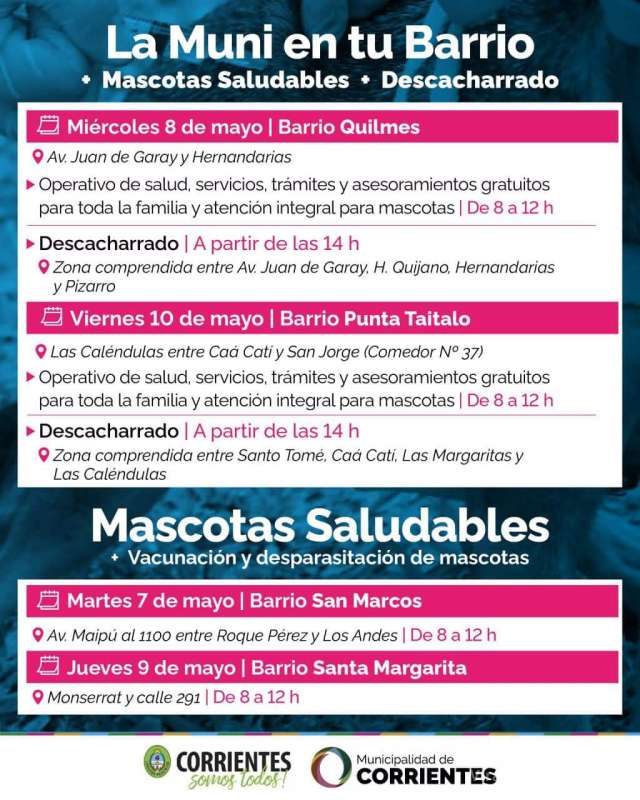 Inicia la semana con el operativo de #La Muni En Tu Barrio