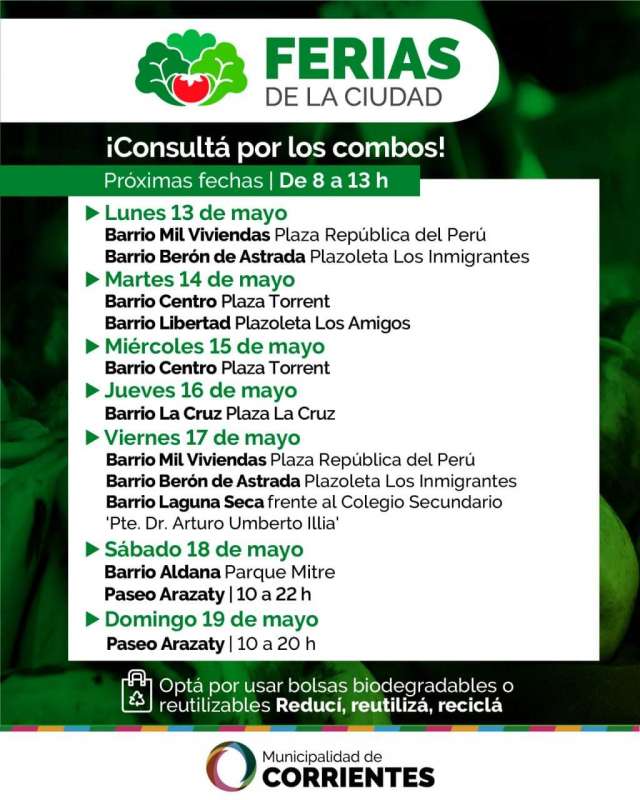 Ferias de la ciudad