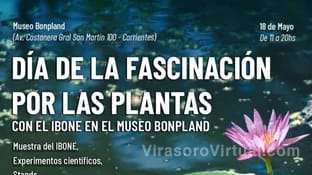 El Instituto de Cultura de Corrientes invita a la comunidad a la jornada organizada por el Instituto de Botánica