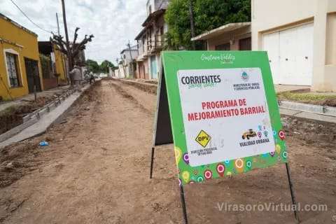 El Gobierno pcial encara la construcción de cordón cuneta en más de 100 cuadras