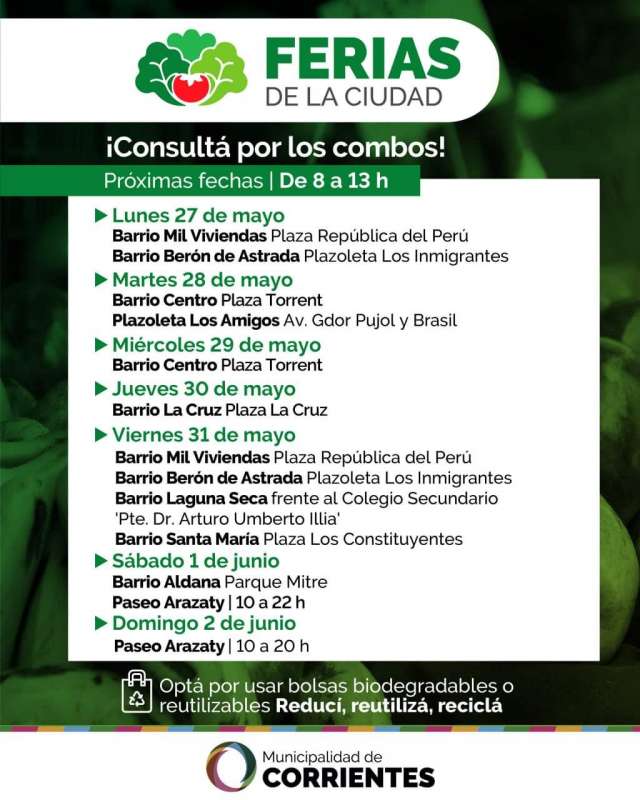 Ferias de la ciudad