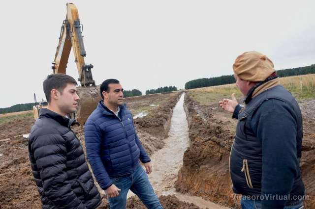 El Plan hídrico llegó a La Curtiembre ya iniciaron con el saneamiento de la zona
