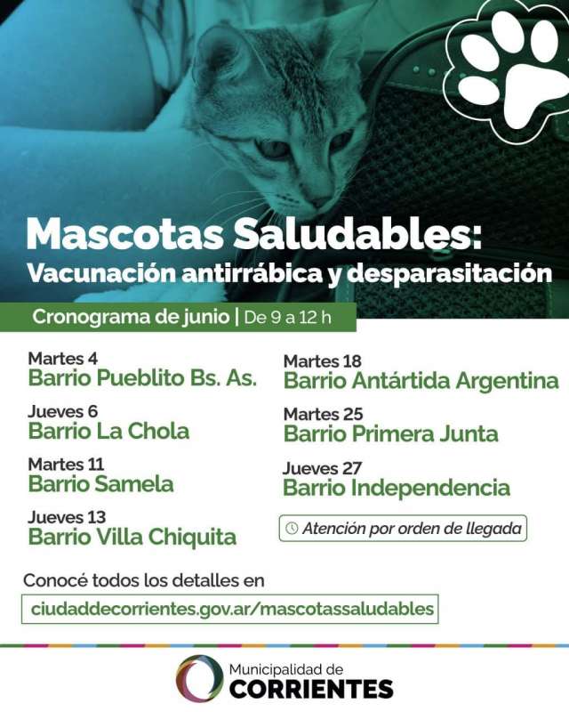 La Muni en tu barrio + Mascotas Saludables