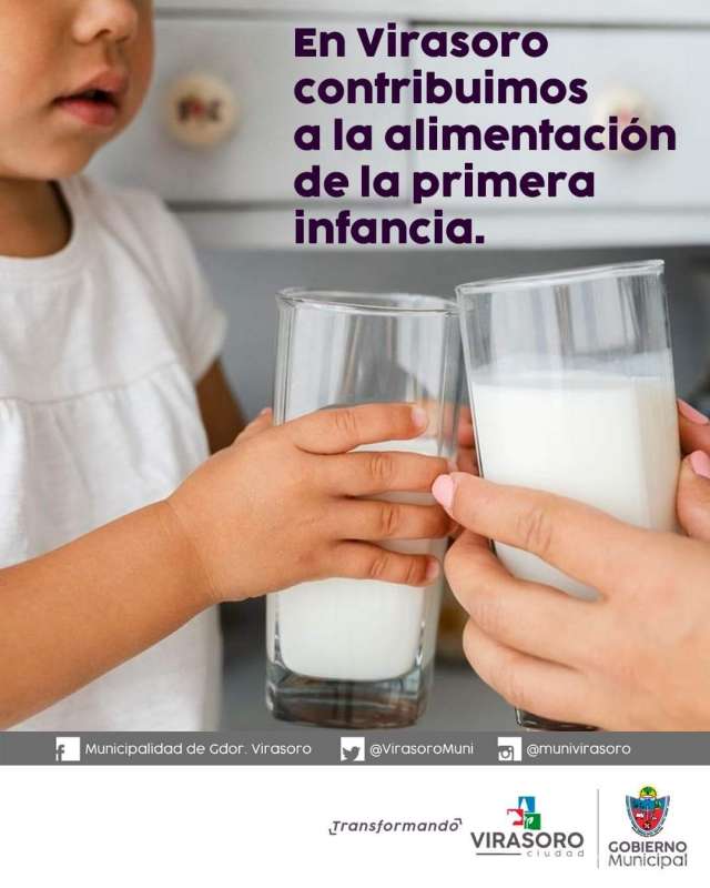 Virasoro figura como la 1era municipalidad en entrega de leche a madres embarazadas y niños hasta 2 años