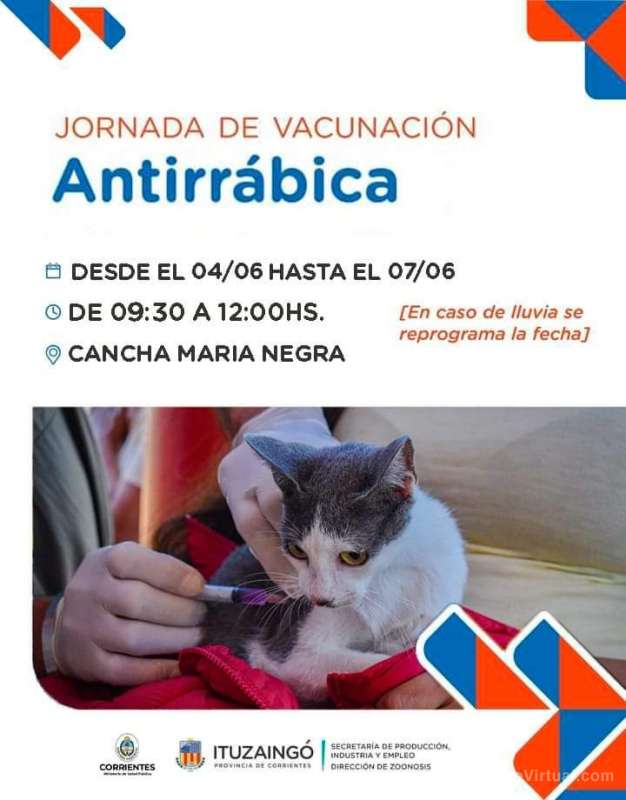 Jornada de vacunación antirrábica