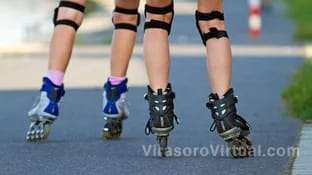 Organizan en Corrientes una carrera de rollers