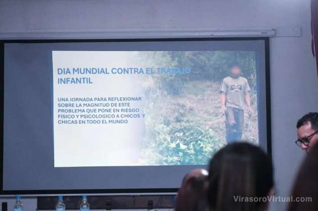Charla informativa contra el trabajo infantil