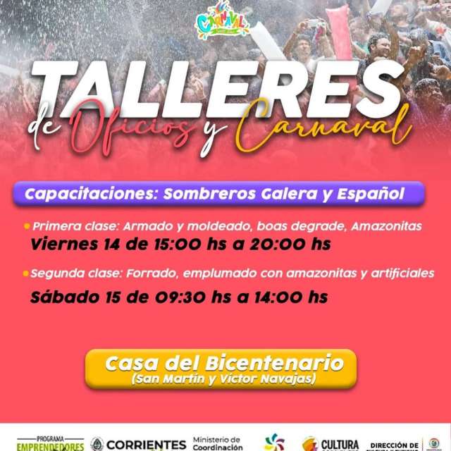 Talleres de Oficios y Carnaval