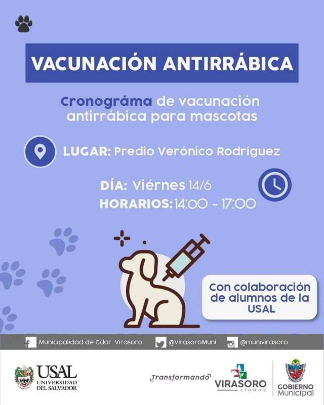 Vacunación #antirrábica