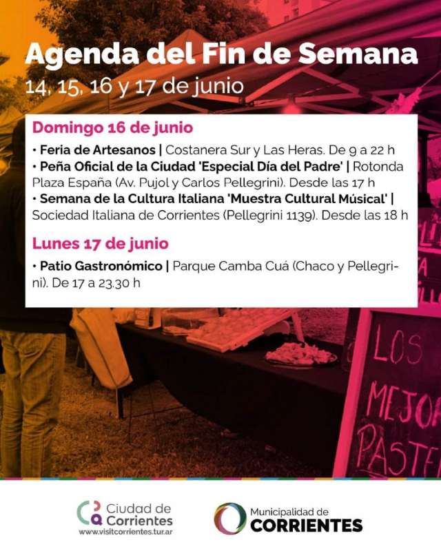 Agenda del fin de semana
