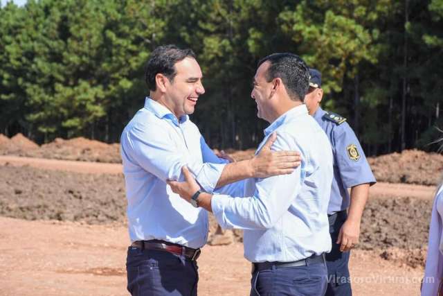 Histórico: Valdés y Suaid presentaron la «Planta de Asfalto» que modernizará la ciudad y región