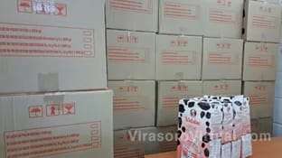 Conin Corrientes Capital recibieron las cajas de leches prometidas desde Nación.