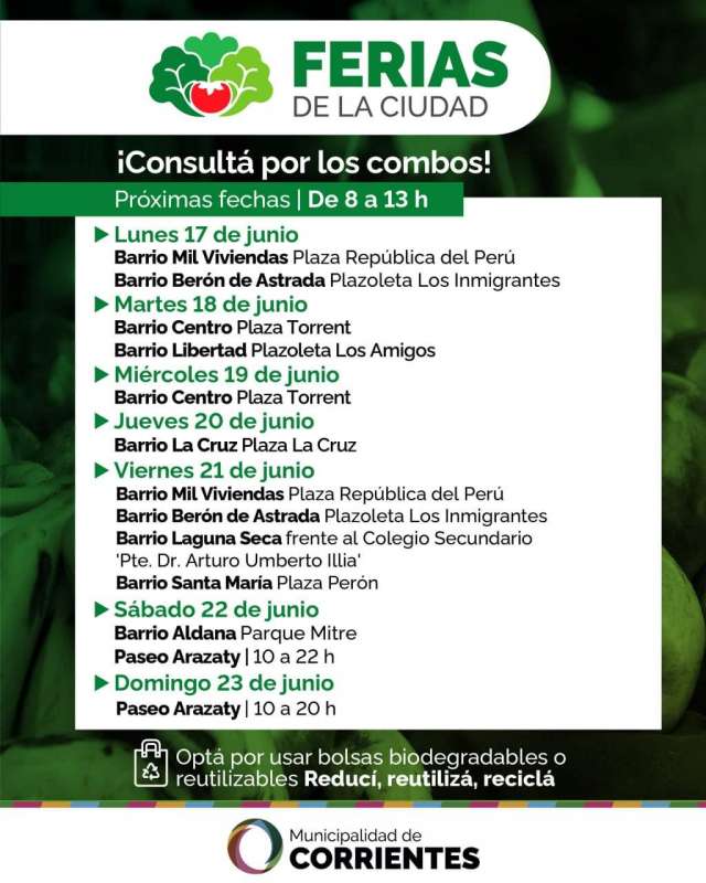 Ferias de la ciudad