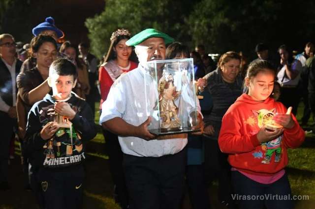 Celebran la festividad de San Juan Bautista con la incorporación de su imagen por 1ra vez en la ciudad