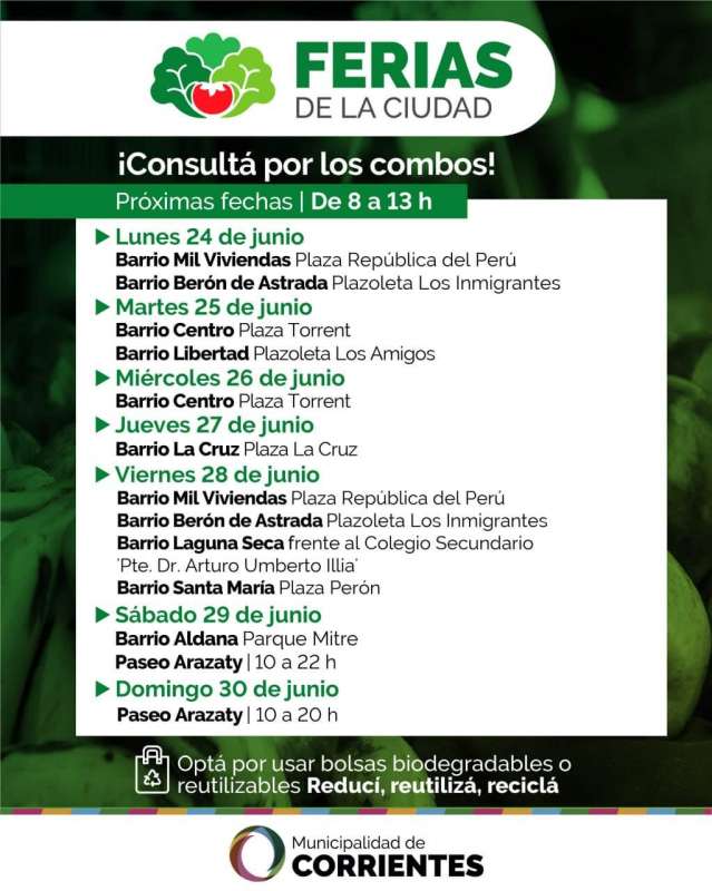 Ferias de la ciudad