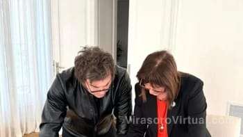 Milei se reunió con Bullrich por la desaparición de Loan Peña