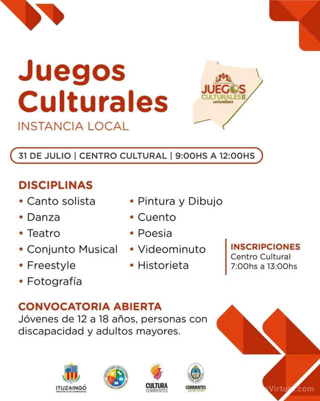 Juegos Culturales: Instancia local
