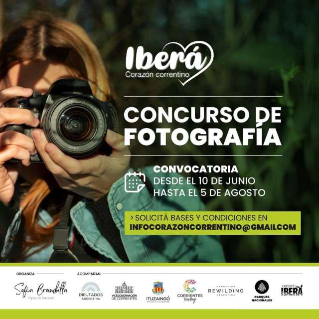 ¡Tercer Edición del Concurso de Fotografía “Iberá, Corazón Correntino”!