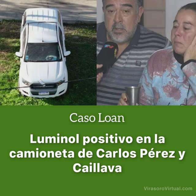 Una de las ruedas de la camioneta del matrimonio detenido dio positivo de luminol