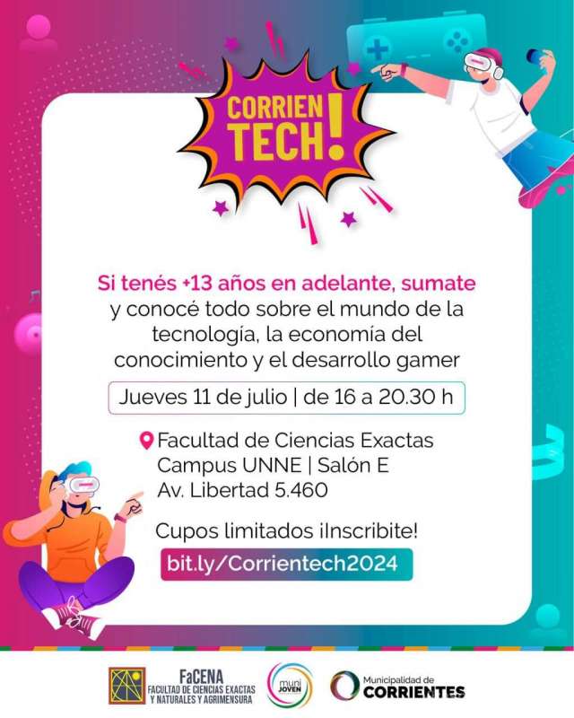 Conocé más sobre las nuevas tecnologías, economía del conocimiento y el mundo gamer en #CorrienTECH.