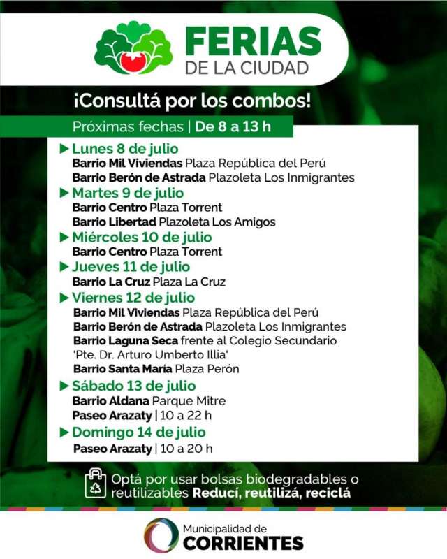 Ferias de la ciudad