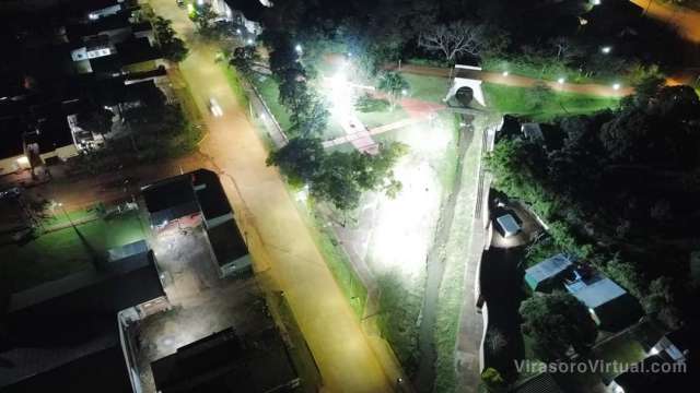 ¡La Plazoleta El Gaucho se renueva con iluminación led!